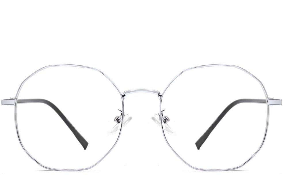 Geometric Silver Metal Glasses #BS0406-0102