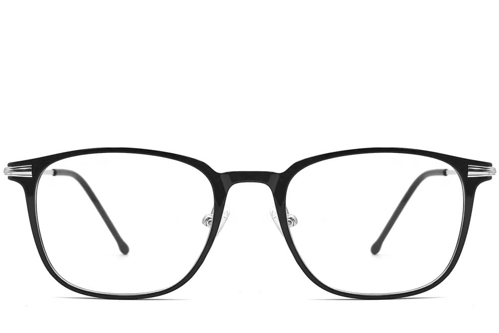 Rectangular Silver TR90 Glasses #BS0406-0141