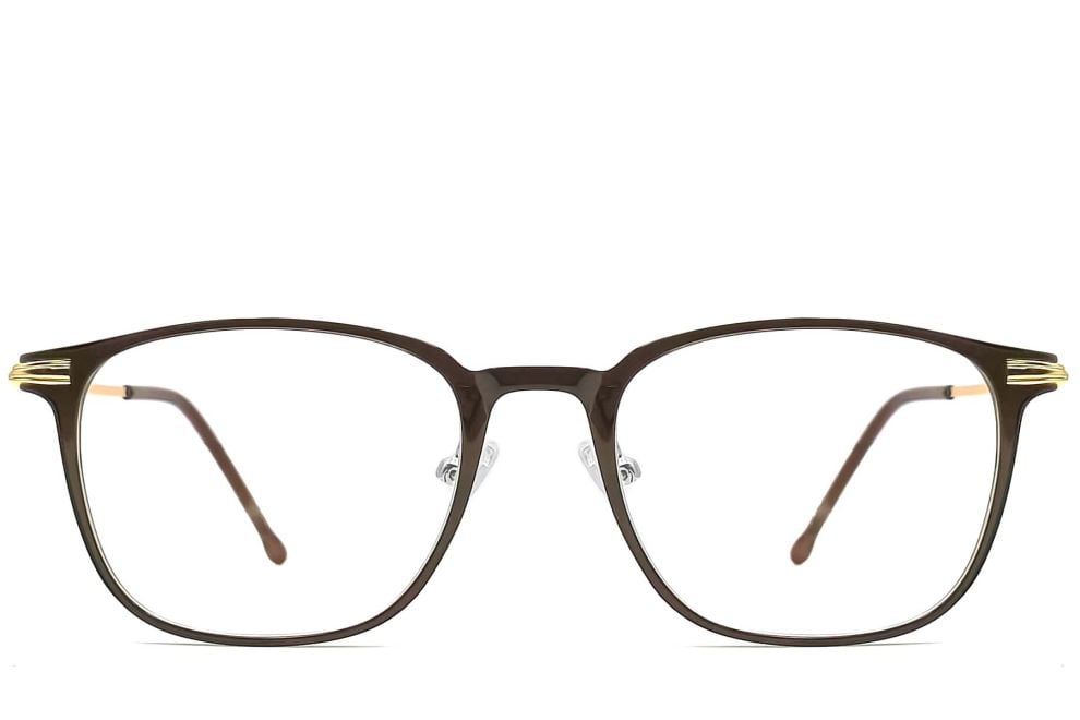 Rectangular Brown TR90 Glasses #BS0406-0143