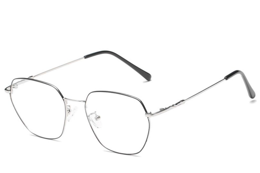 Geometric Silver Metal Glasses #BS0406-0148