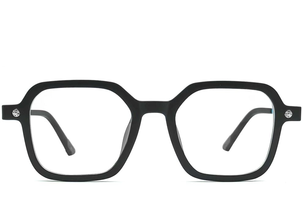 Rectangular Black TR90 Glasses #BS0406-0176