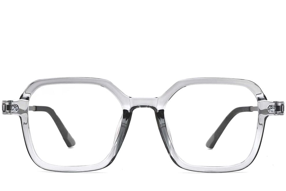Rectangular Grey TR90 Glasses #BS0406-0177
