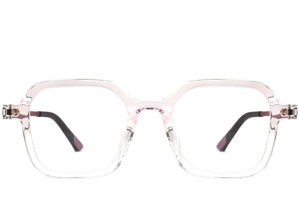Rectangular Pink TR90 Glasses #BS0406-0179