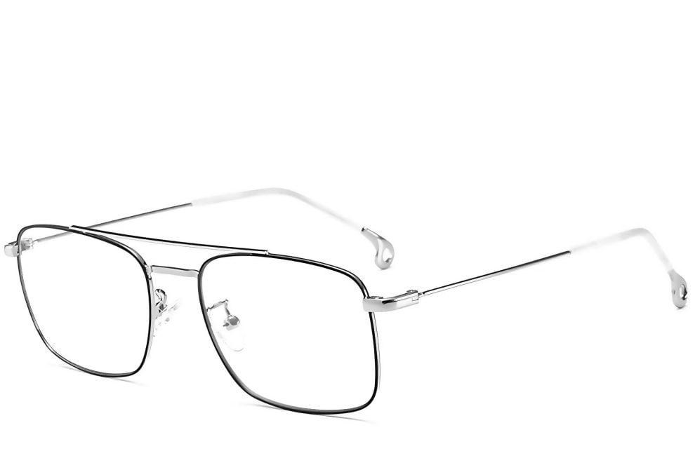Aviator Silver Metal Glasses #BS0406-0192