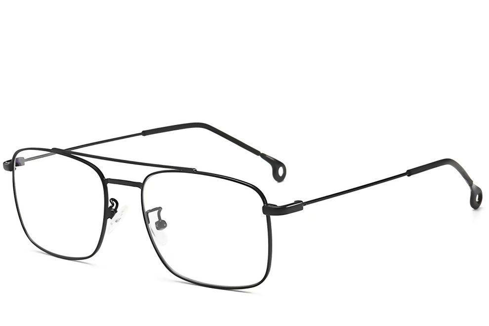 Lunettes aviateur en métal noir #BS0406-0194