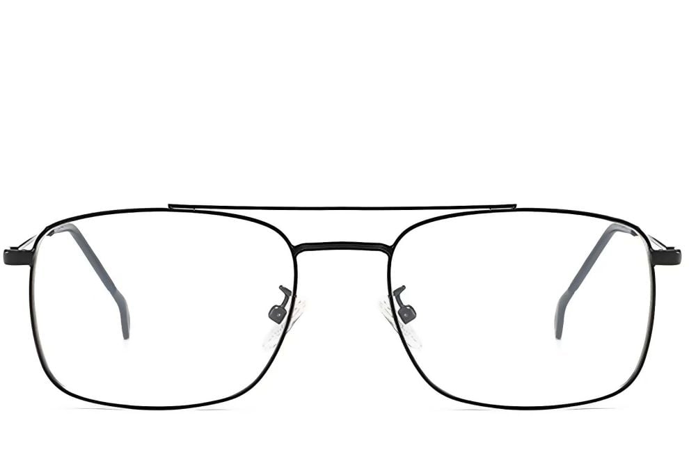 Aviator Black Metal Glasses #BS0406-0194