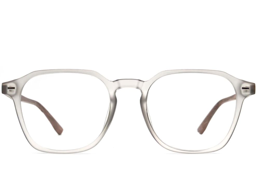 Gafas rectangulares grises TR90 #BS0406-0221