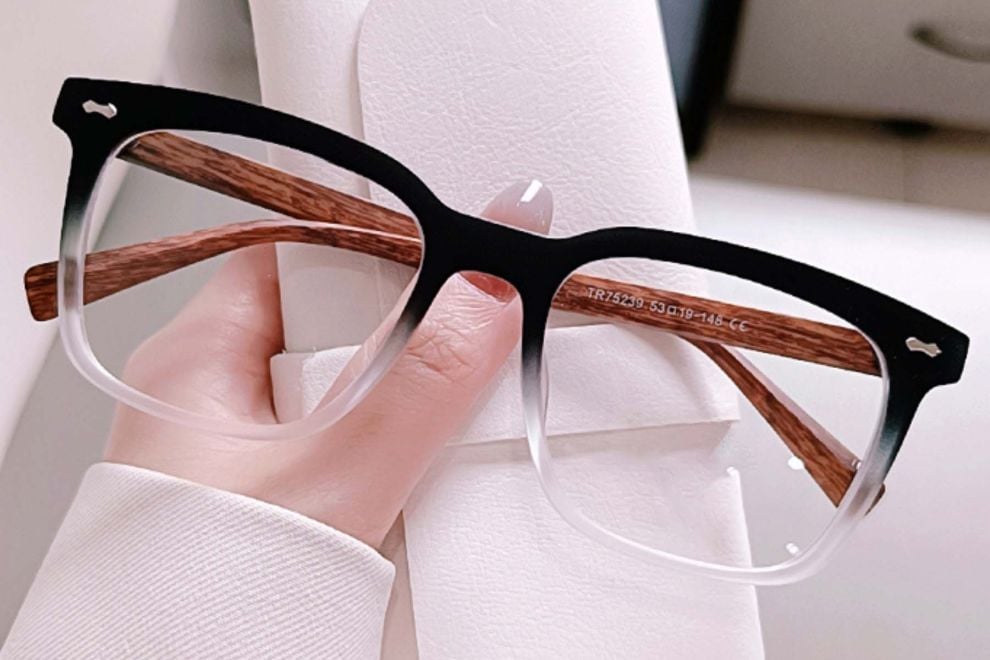 Rectangular Black TR90 Glasses #BS0406-0225