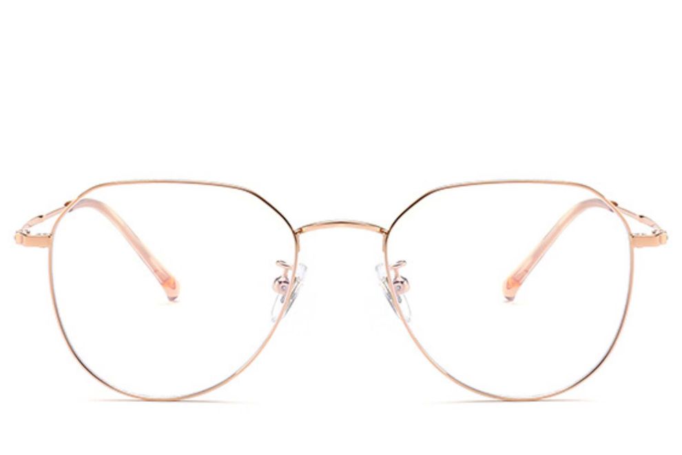 Ovale roze titanium bril #BS0406-0273