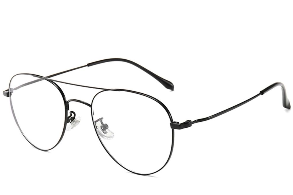 Aviator Black Titanium Glasses #BS0406-0274
