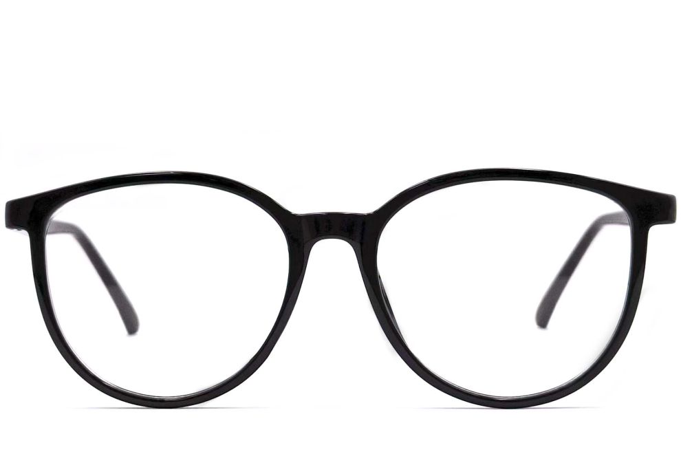 Oval Black TR90 Glasses #BS0406-0289