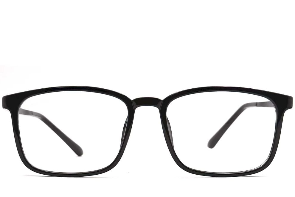 Rectangular Black TR90 Glasses #BS0406-0293
