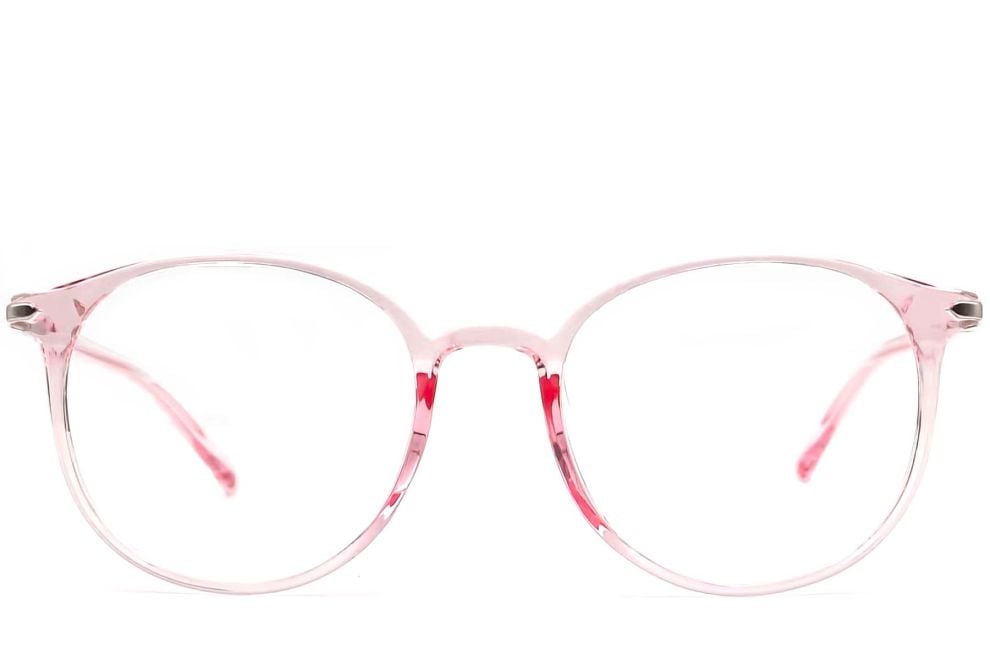 Oval Pink TR90 Glasses #BS0406-0305