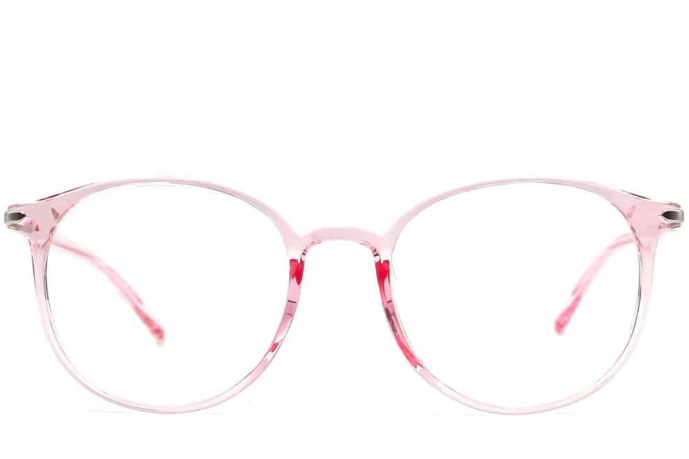 Oval Pink TR90 Glasses #BS0406-0305