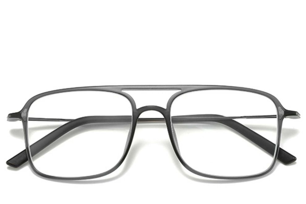 Aviator Grey Ultem Glasses #BS0406-0313