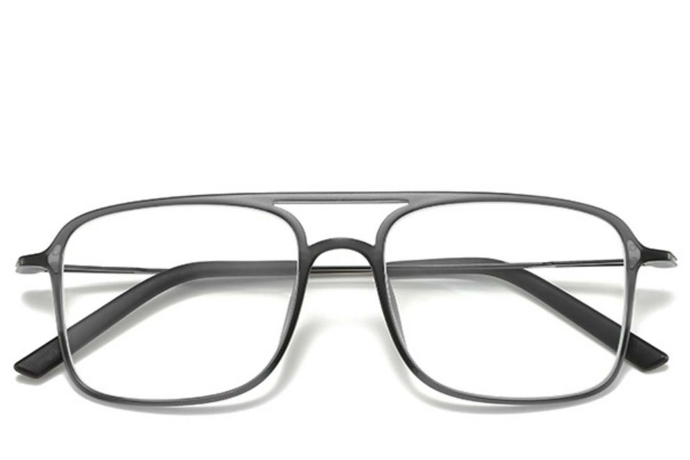 Aviator Grey Ultem Glasses #BS0406-0313