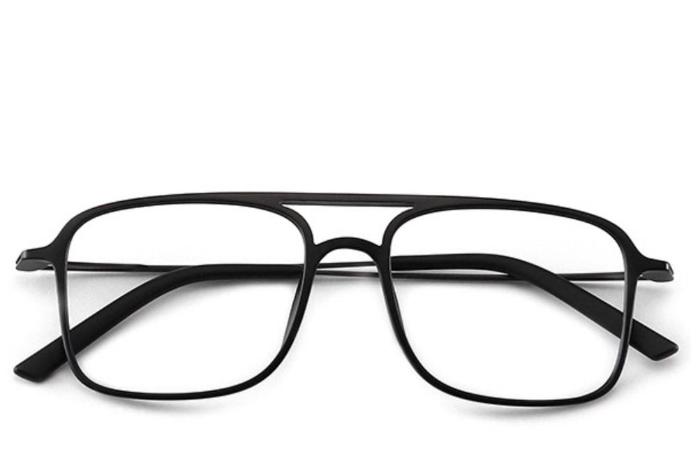 Aviator Black Ultem Glasses #BS0406-0314