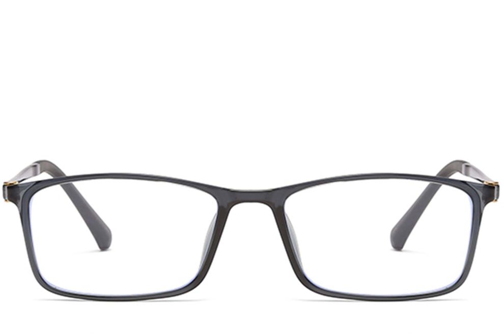 Lunettes rectangulaires grises Ultem #BS0406-0321