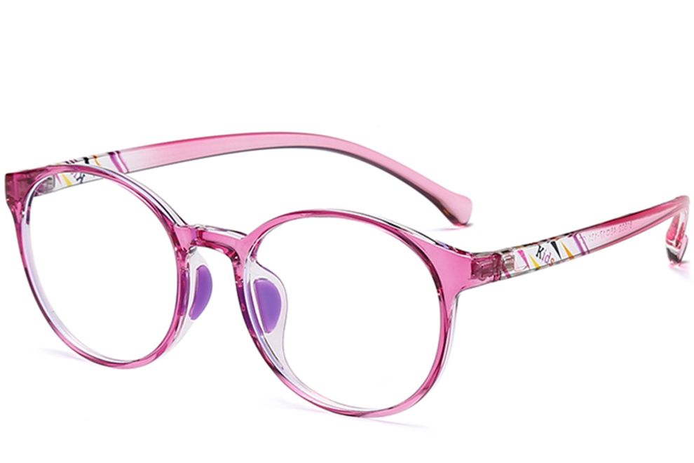 Oval Pink TR90 Kids Glasses #BS0406-0342