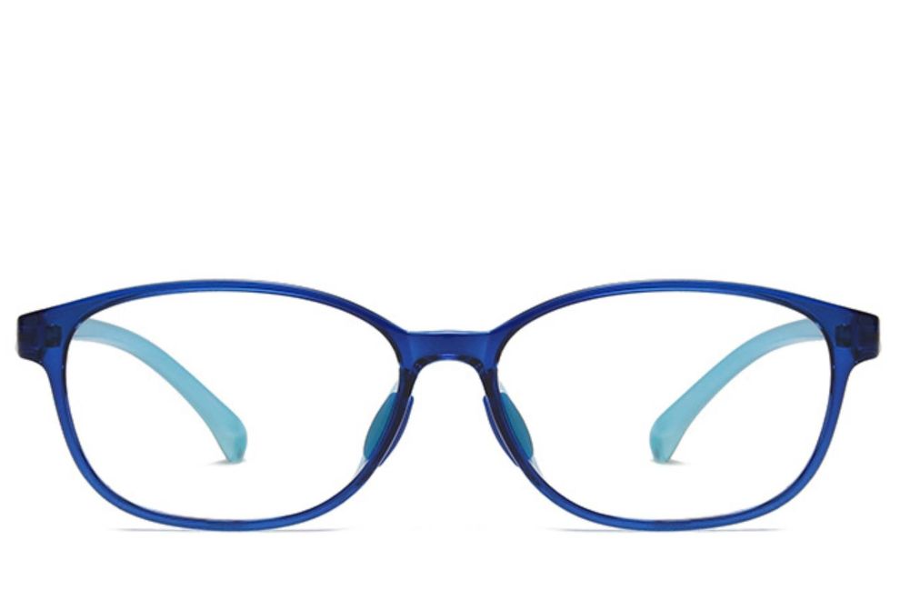 Oval Blue TR90 Kids Glasses #BS0406-0344