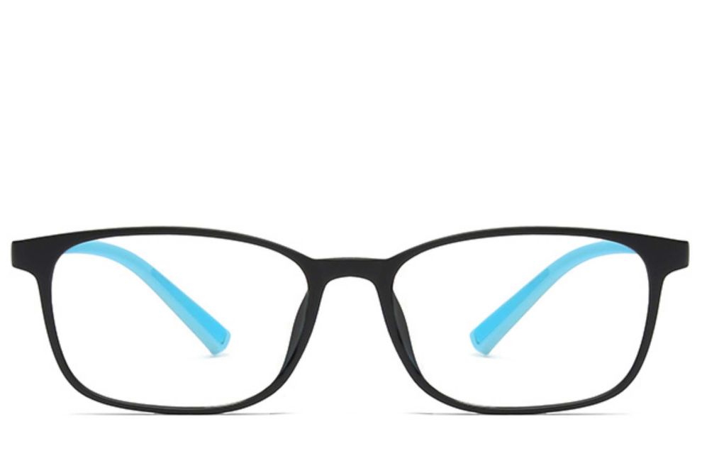 Rectangular Blue TR90 Kids Glasses #BS0406-0350