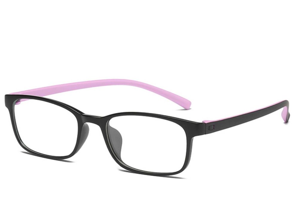 Rectangular Purple TR90 Kids Glasses #BS0406-0355
