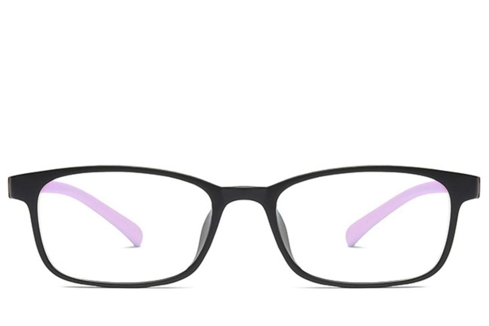 Rectangular Purple TR90 Kids Glasses #BS0406-0355