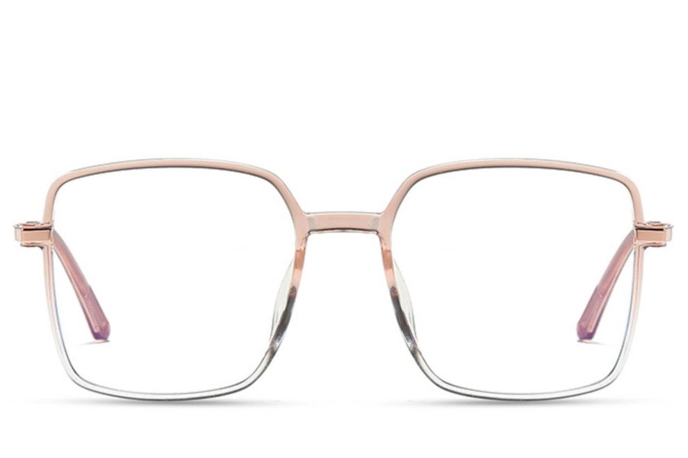 Rectangular Pink TR90 Glasses #BS0406-0366