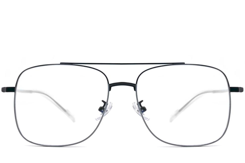 Aviator Grey Metal Glasses #BS0406-0367