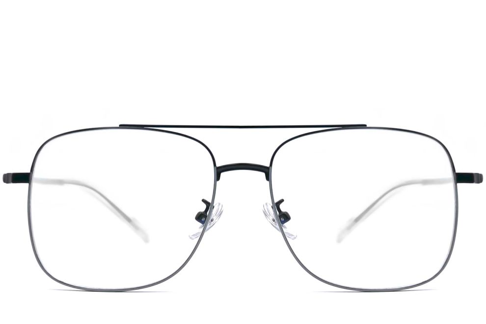 Aviator Grey Metal Glasses #BS0406-0367