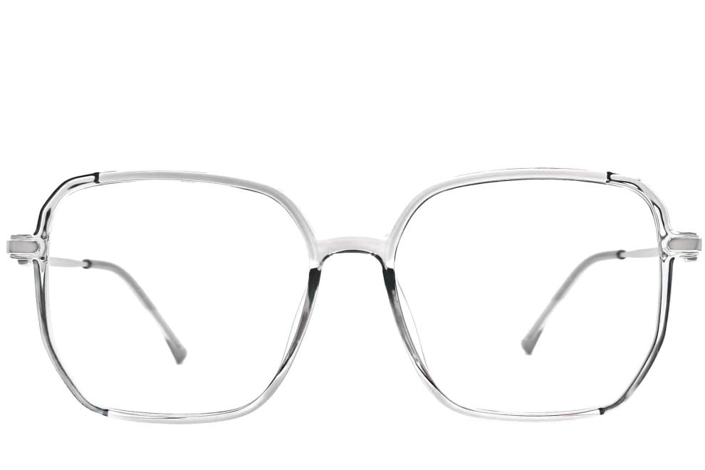 Geometric Grey TR90 Glasses #BS0406-0375