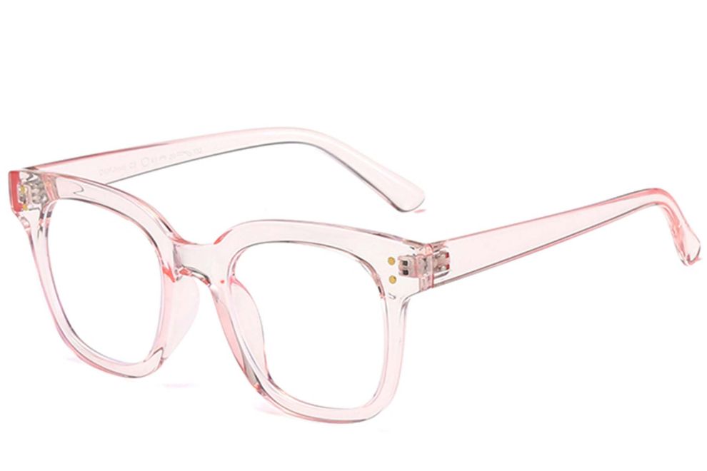 Rectangular Pink TR90 Glasses #BS0406-0396