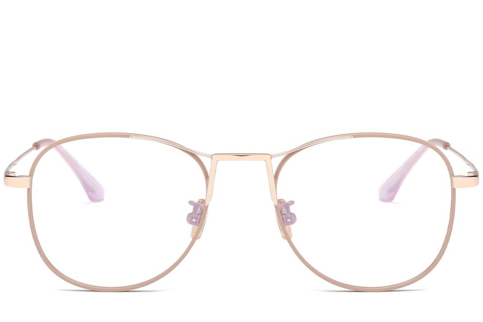 Pilotenbrille in Rosa aus Metall #BS0406-0433