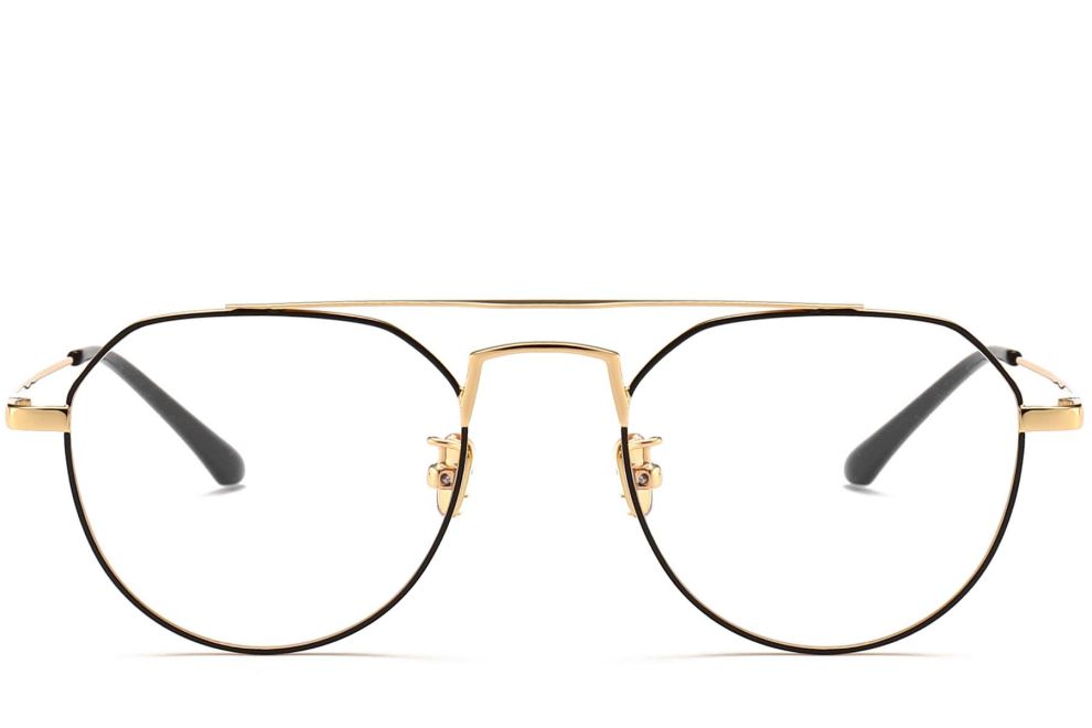 Lunettes aviateur en métal doré #BS0406-0435