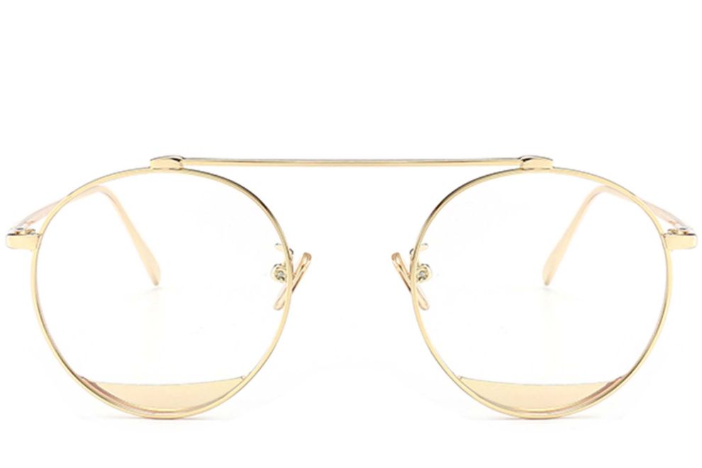 Lunettes aviateur en métal doré #BS0406-0495