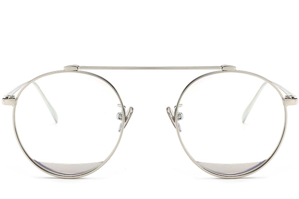 Aviator Silver Metal Glasses #BS0406-0496