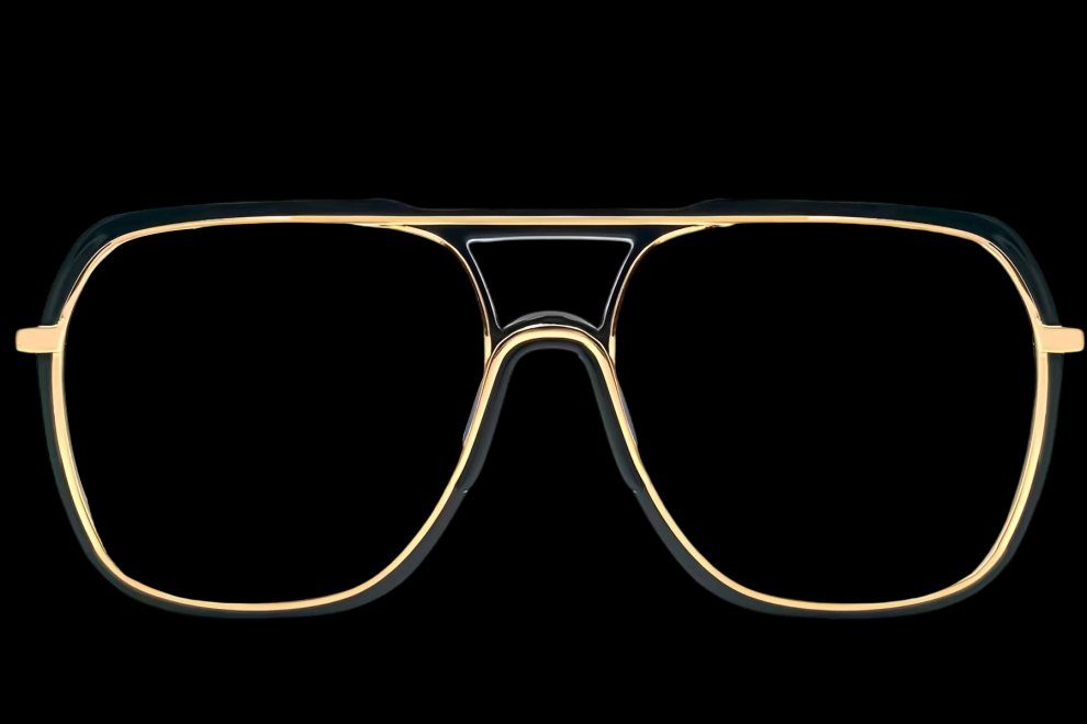 Aviator Black TR90 Glasses #BS0406-0522