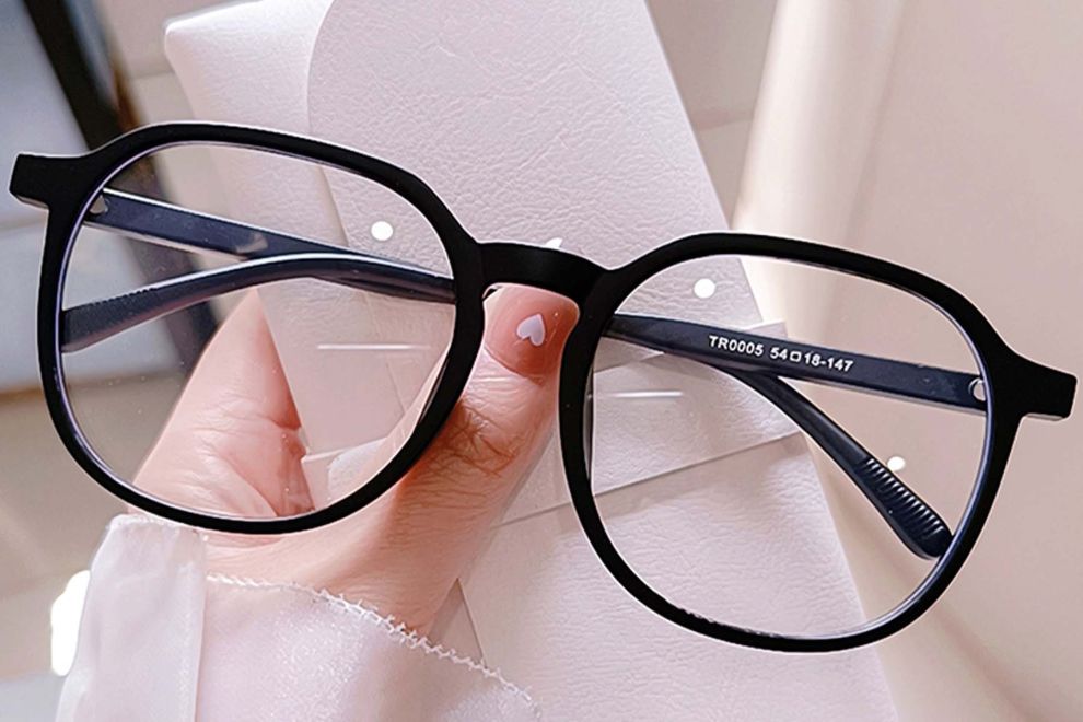 Rectangular Black TR90 Glasses #BS0406-0539