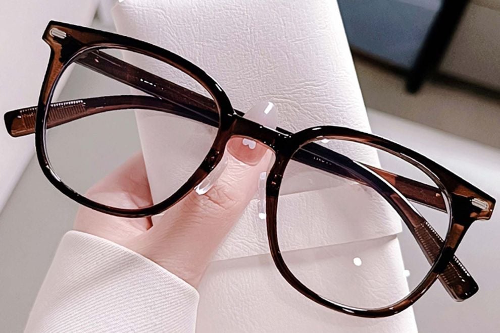 Rectangular Brown TR90 Glasses #BS0406-0549
