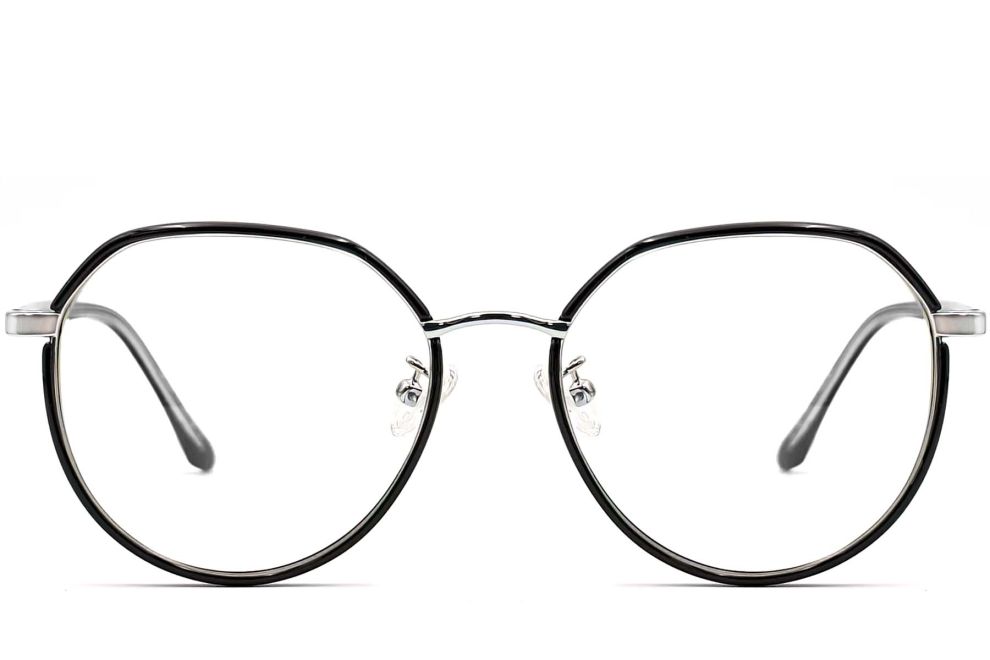 Lunettes géométriques noires TR90 #BS0406-0556