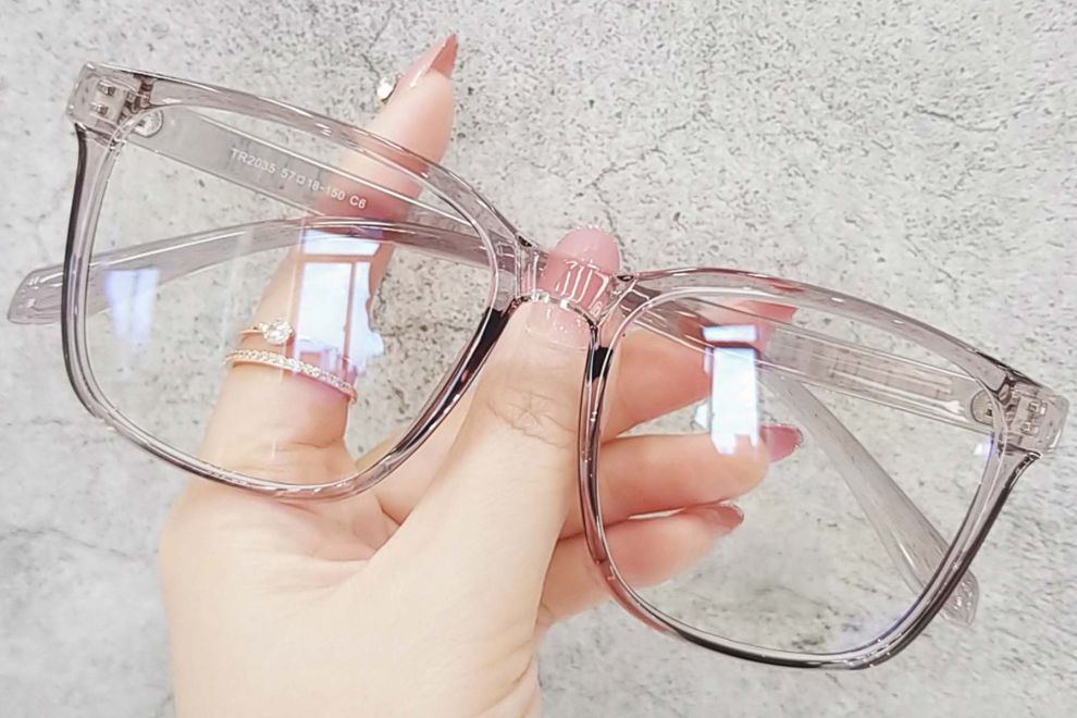 Rectangular Grey TR90 Glasses #BS0406-0572
