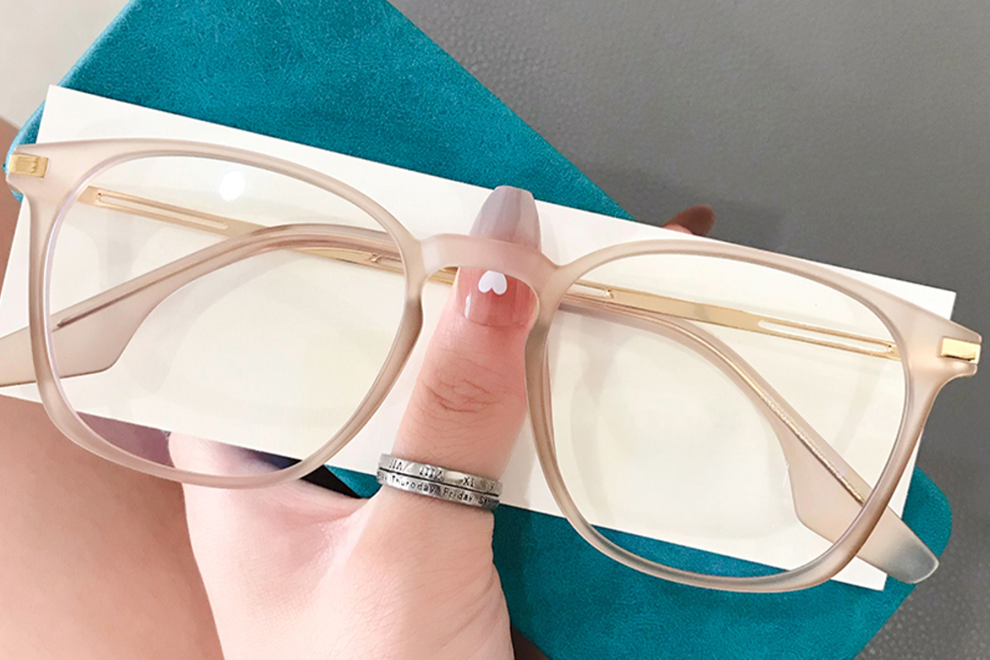Rectangular Brown TR90 Glasses #BS0406-0597