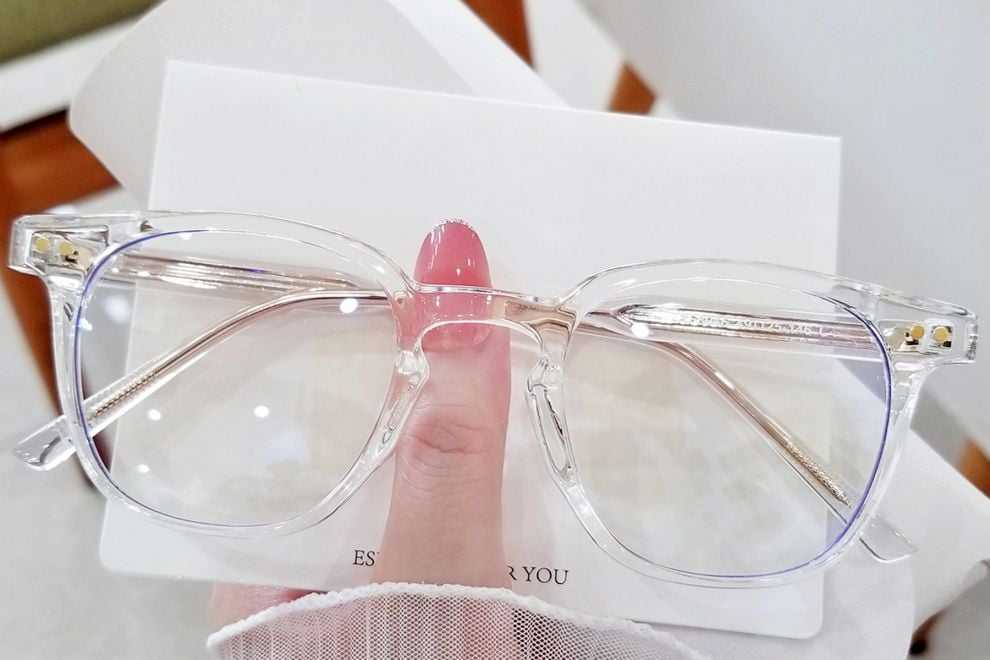 Rectangular Transparent TR90 Glasses #BS0406-0635