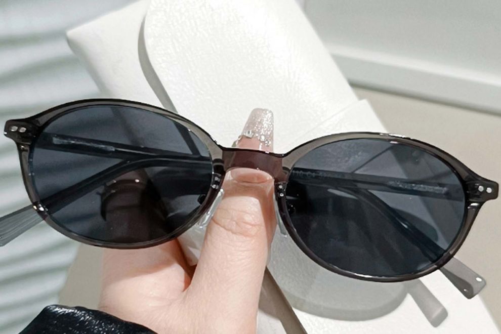 Oval Grey TR90 Sunglasses #BS0406-0674