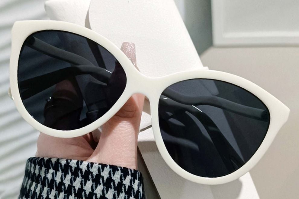 Butterfly White TR90 Sunglasses #BS0406-0677