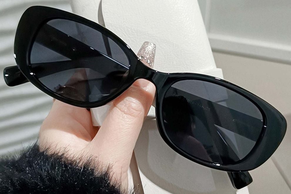 Oval Black TR90 Sunglasses #BS0406-0691