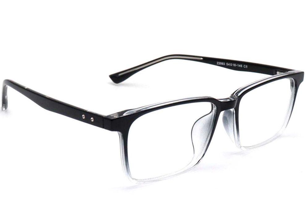 Rechteckige transparente TR90-Brille #BS0420-0015