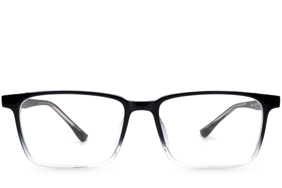 Rechteckige transparente TR90-Brille #BS0420-0015