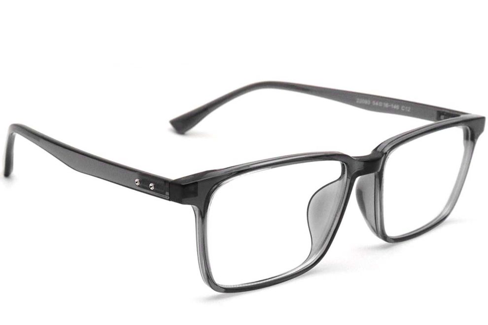 Lunettes rectangulaires grises TR90 #BS0420-0017