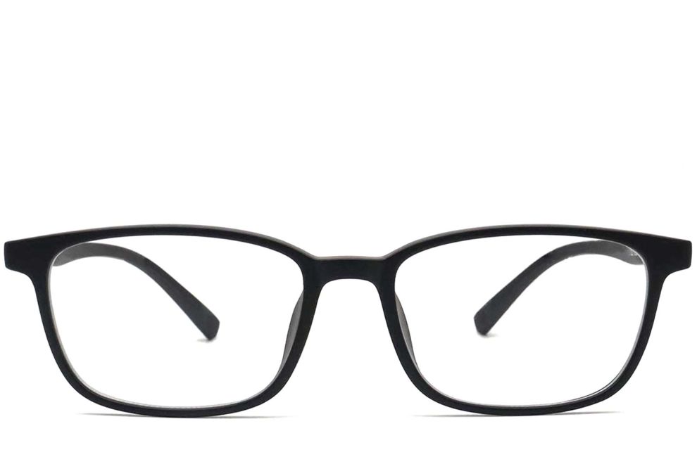 Rectangular Black TR90 Glasses #BS0420-0019